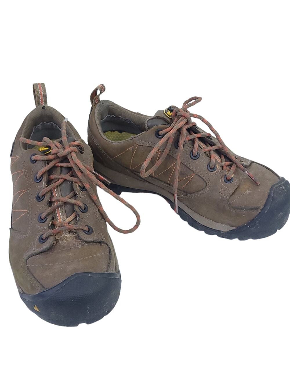 Keen Low Profile Leather Work Boots Size 6 Women Brown, (Steel toe?) Lace Up